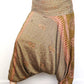 Recycled Sari Harem Pants - Gold and Pink