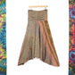 Recycled Sari Harem Pants - Gold and Pink