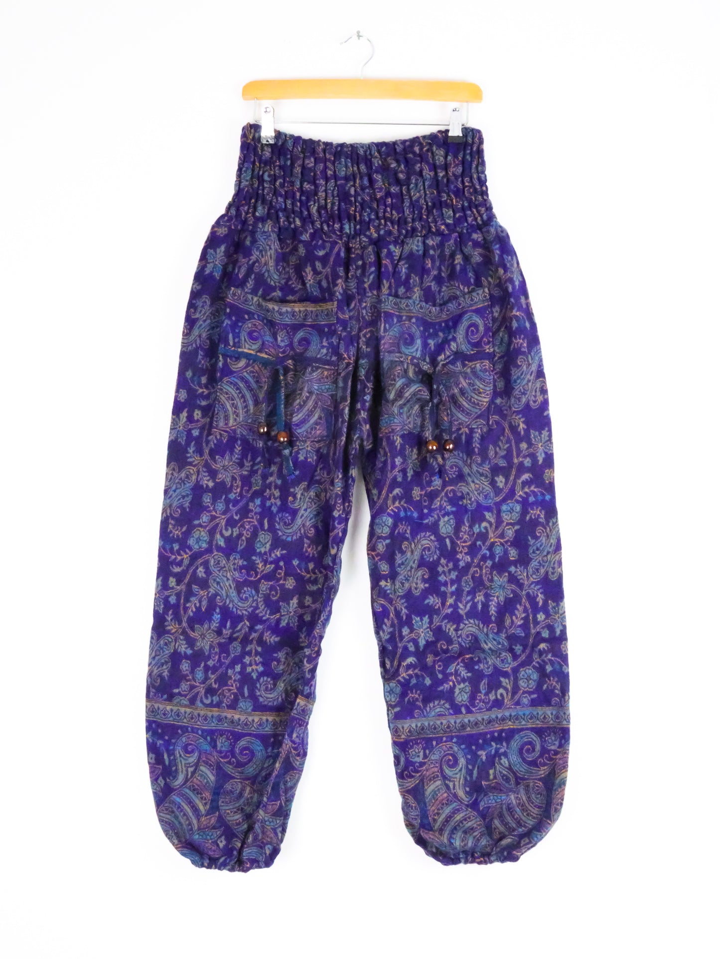 Blanket Trousers - Mid Blue Paisley