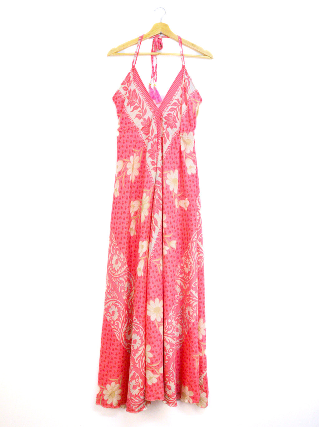 Recycled Sari Dress - Pink