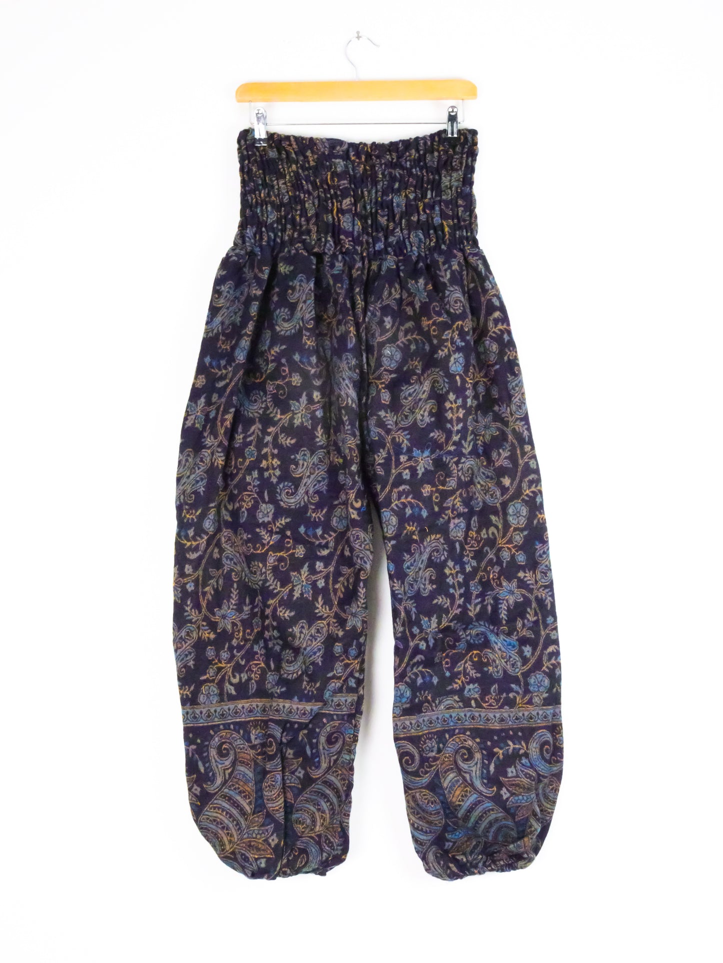 Blanket Trousers - Navy Blue Paisley