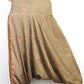 Recycled Sari Harem Pants - Gold and Pink