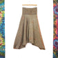 Recycled Sari Harem Pants - Gold