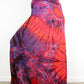 XL Soft Stretch Tie Dye Maxi Skirt - Pink and Purple - Extra Long Length