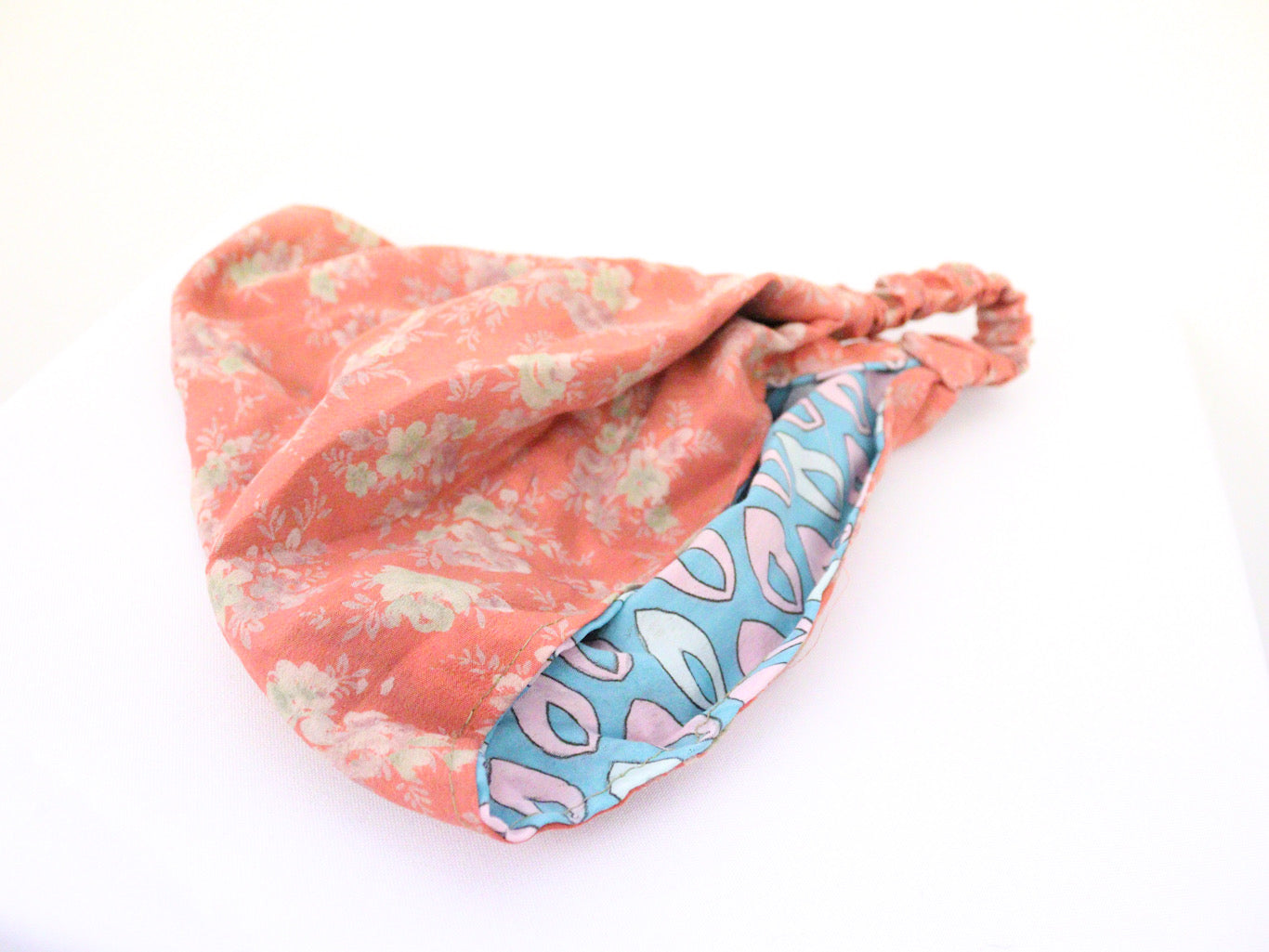 Recycled Sari Silk Headband - Reversible