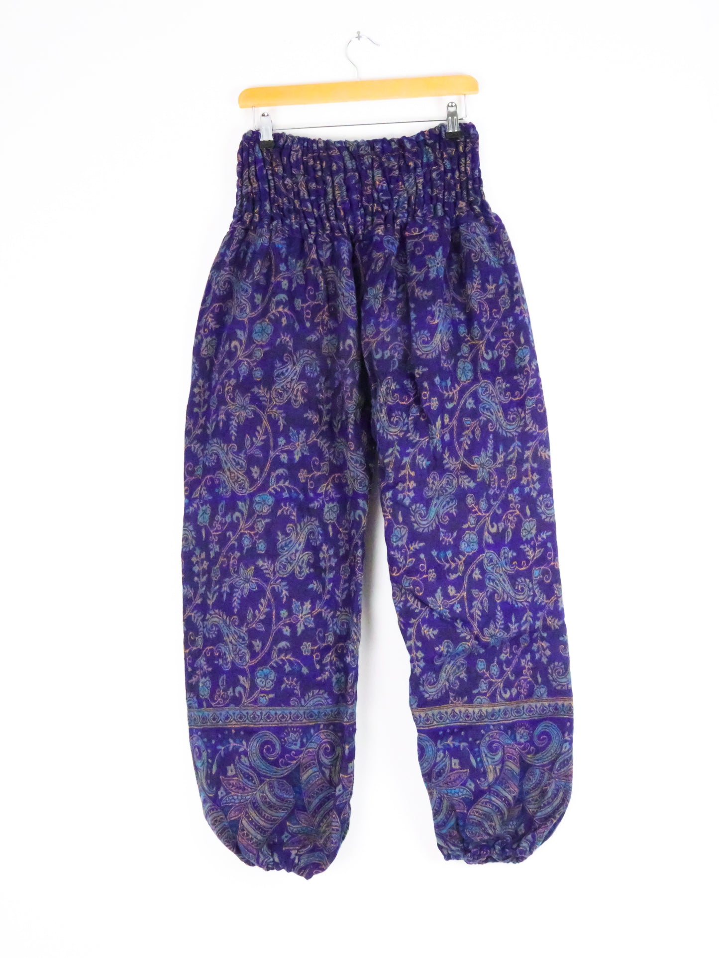 Blanket Trousers - Mid Blue Paisley