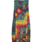 Soft Stretch Tie Dye Maxi Skirt - Moss Green