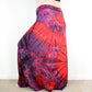 XL Soft Stretch Tie Dye Maxi Skirt - Pink and Purple - Extra Long Length