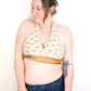 Reversible Cropped Halter Top Recycled Sari Silk