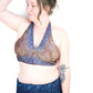 Reversible Cropped Halter Top Recycled Sari Silk