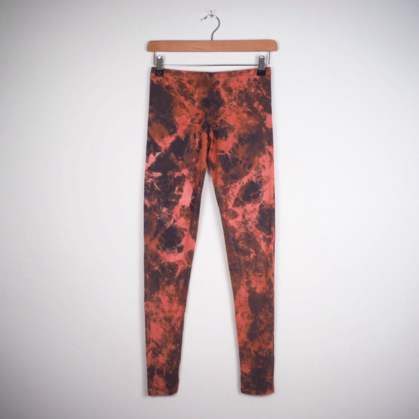 Hand Dyed Mottled Bleach Leggings - Grey - Bare Canvas