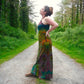 Tie-Dye Maxi Dress - Moss Green Rainbow - Bare Canvas