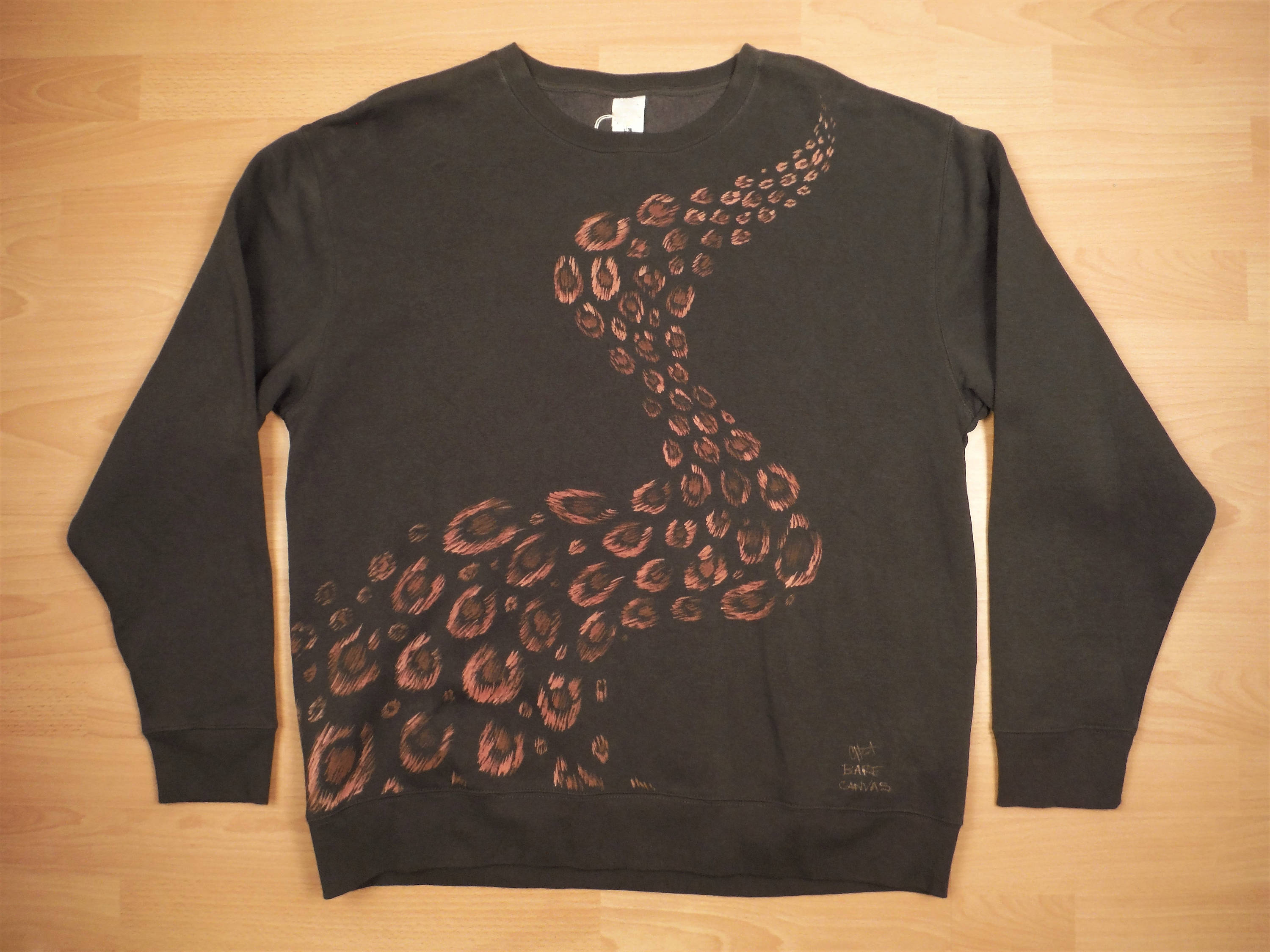 Handpainted Leopard hotsell Shirt