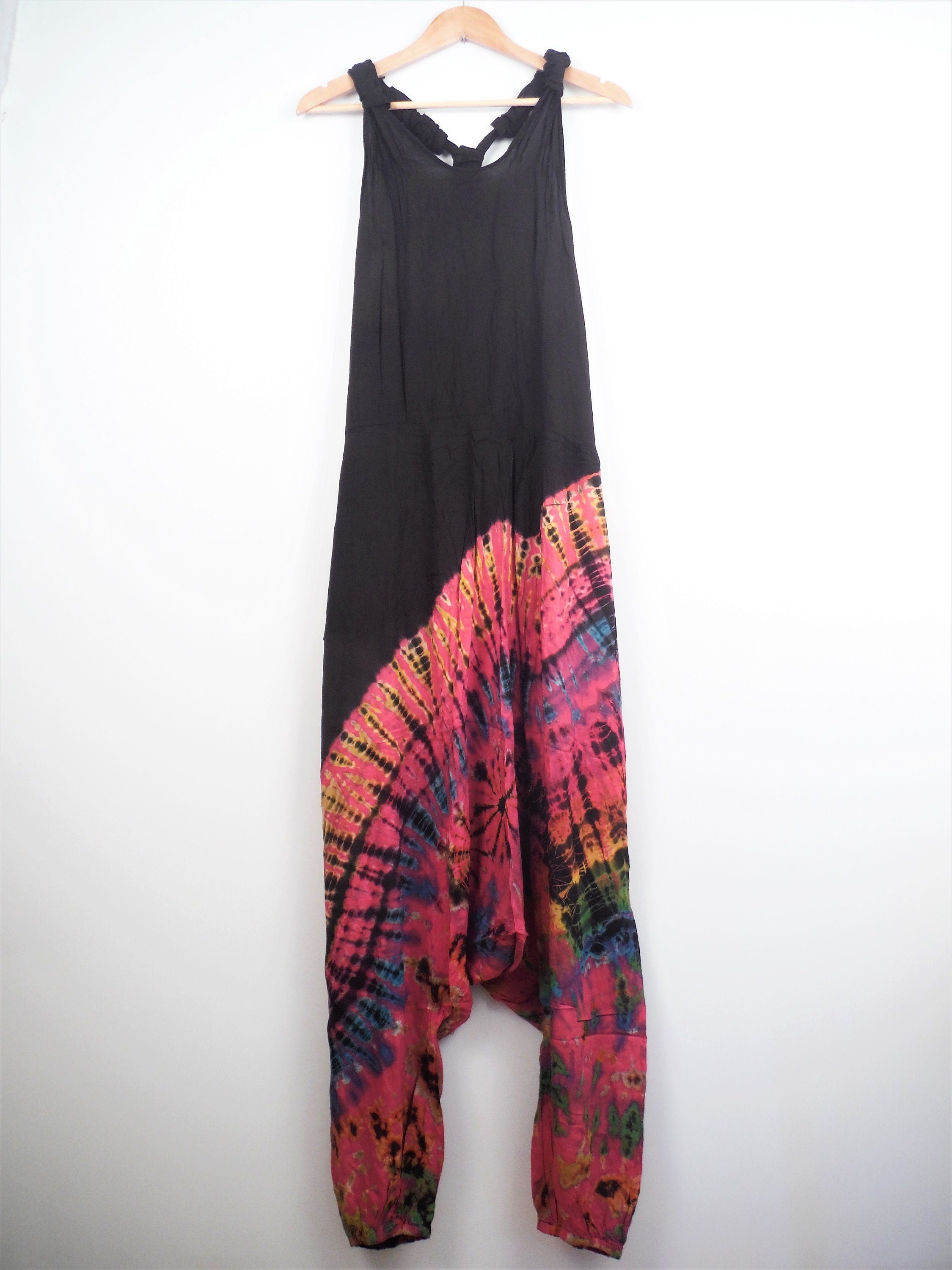 Tie dye harem store jumpsuit