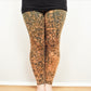 Hand Dyed Bleach Galaxy Leggings - Green - Bare Canvas