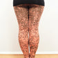 Hand Dyed Bleach Galaxy Leggings - Light Brown - Bare Canvas