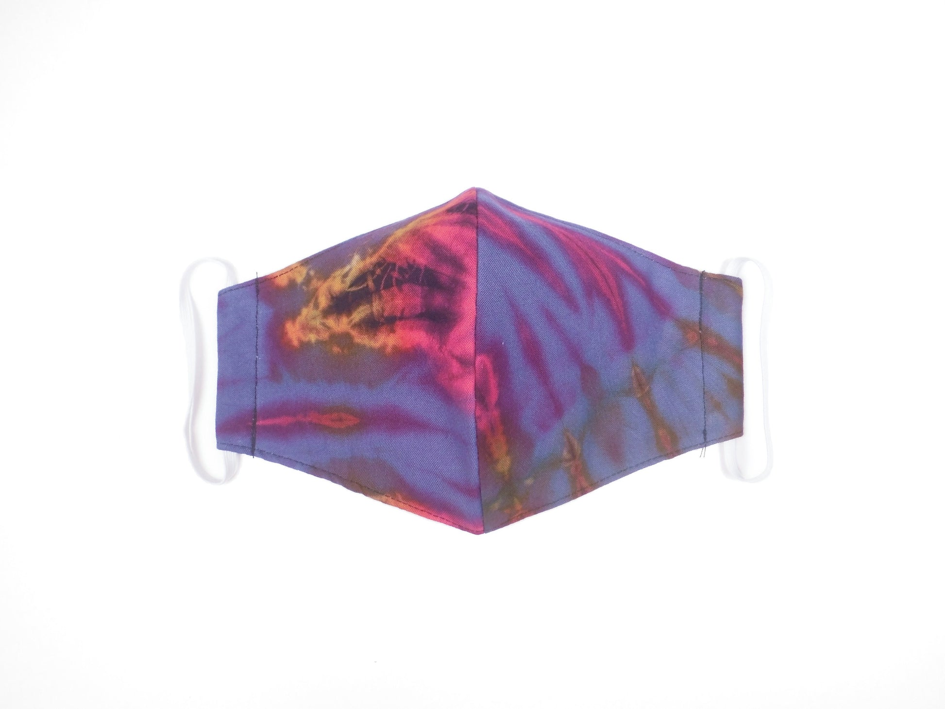 Tie-Dye Face Mask - Lavender Blue - Bare Canvas