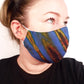 Tie-Dye Face Mask - Aqua Blue - Bare Canvas