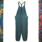 Plain Dungarees - Forest Green