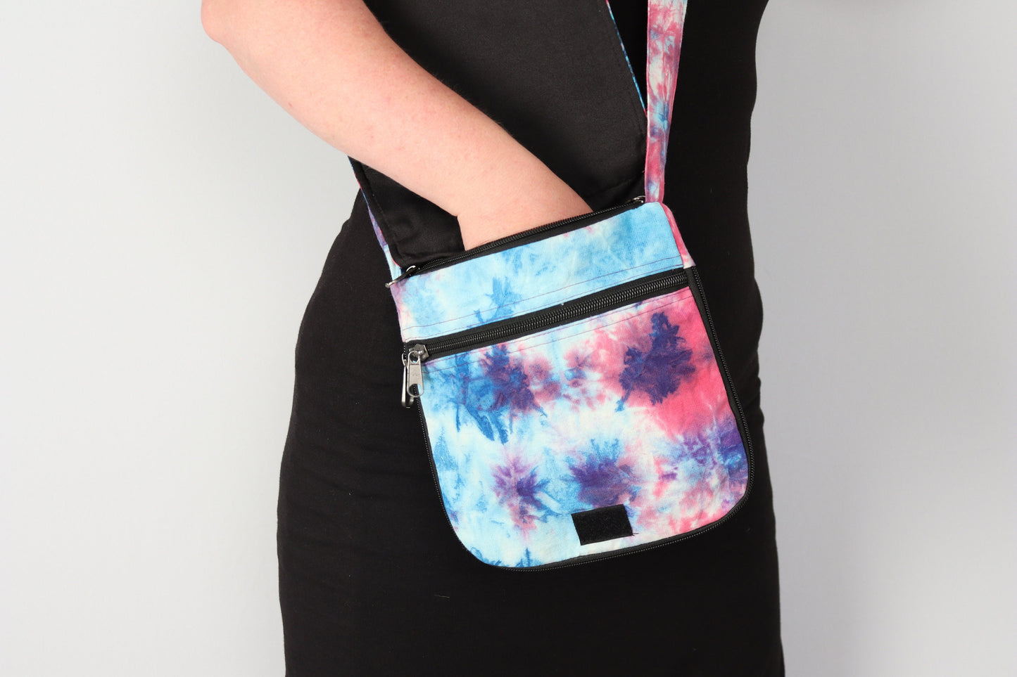 Tie-Dye Shoulder Bag - Tribal Sun