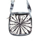 Tie-Dye Shoulder Bag - Black White and Grey