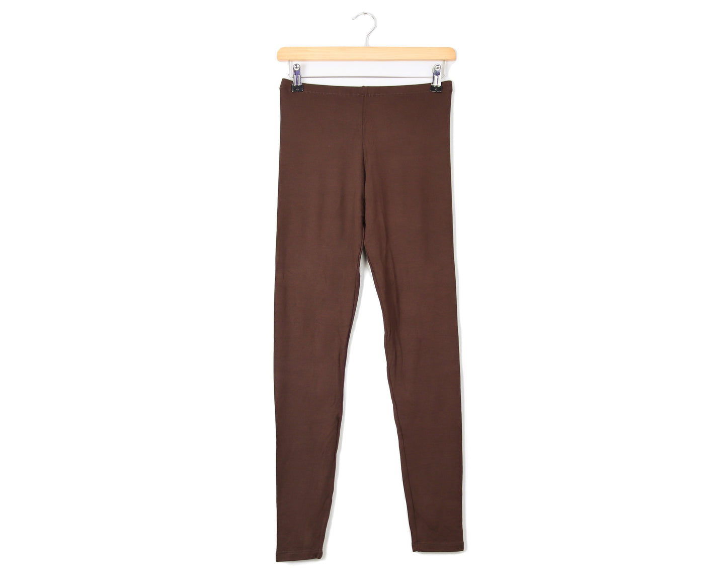 Plain Leggings - Chocolate Brown - Bare Canvas