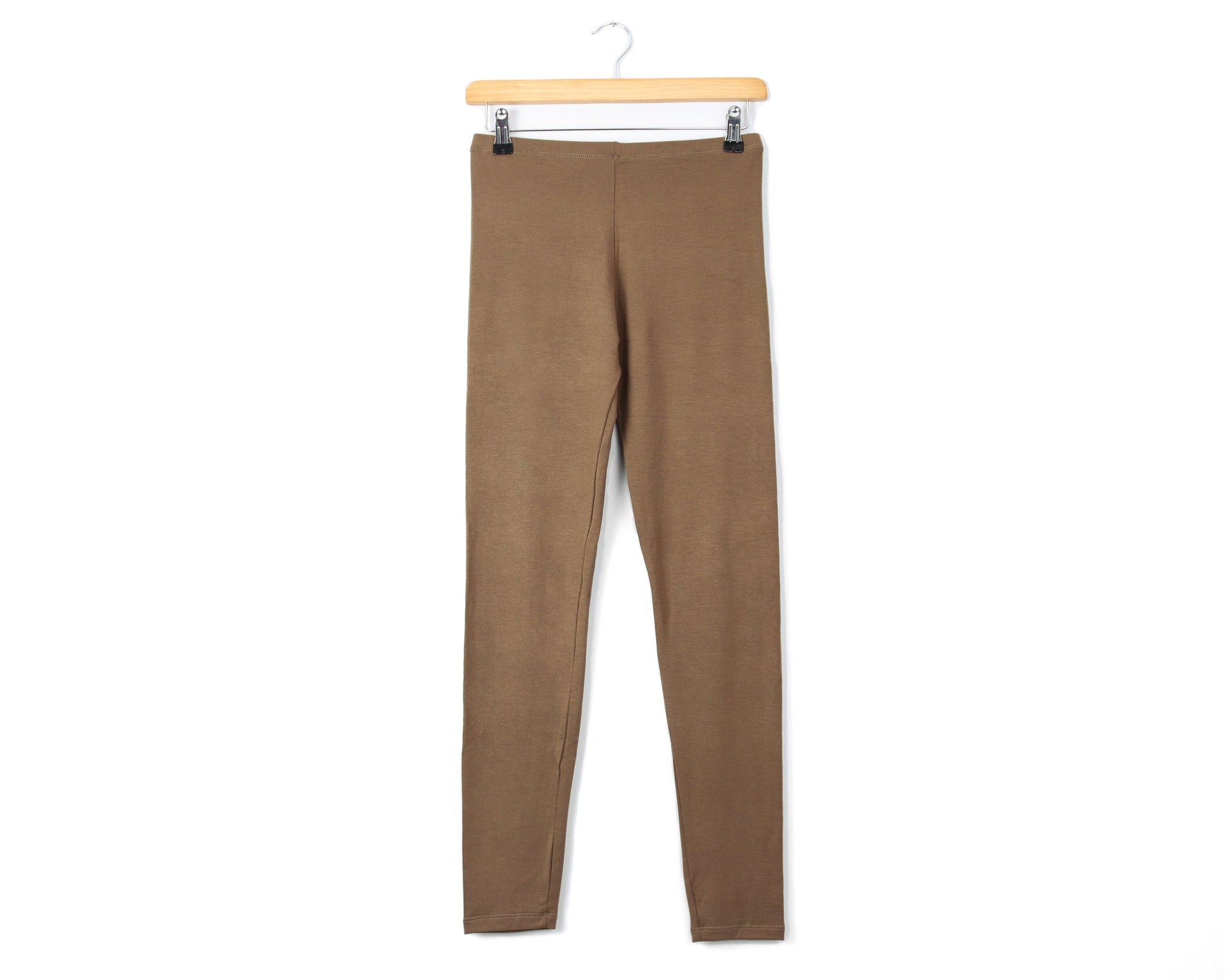 Plain Leggings - Light Brown - Bare Canvas